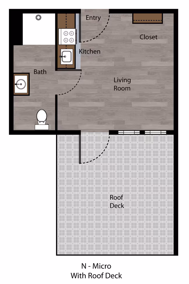 Studio 2 115 floor plan